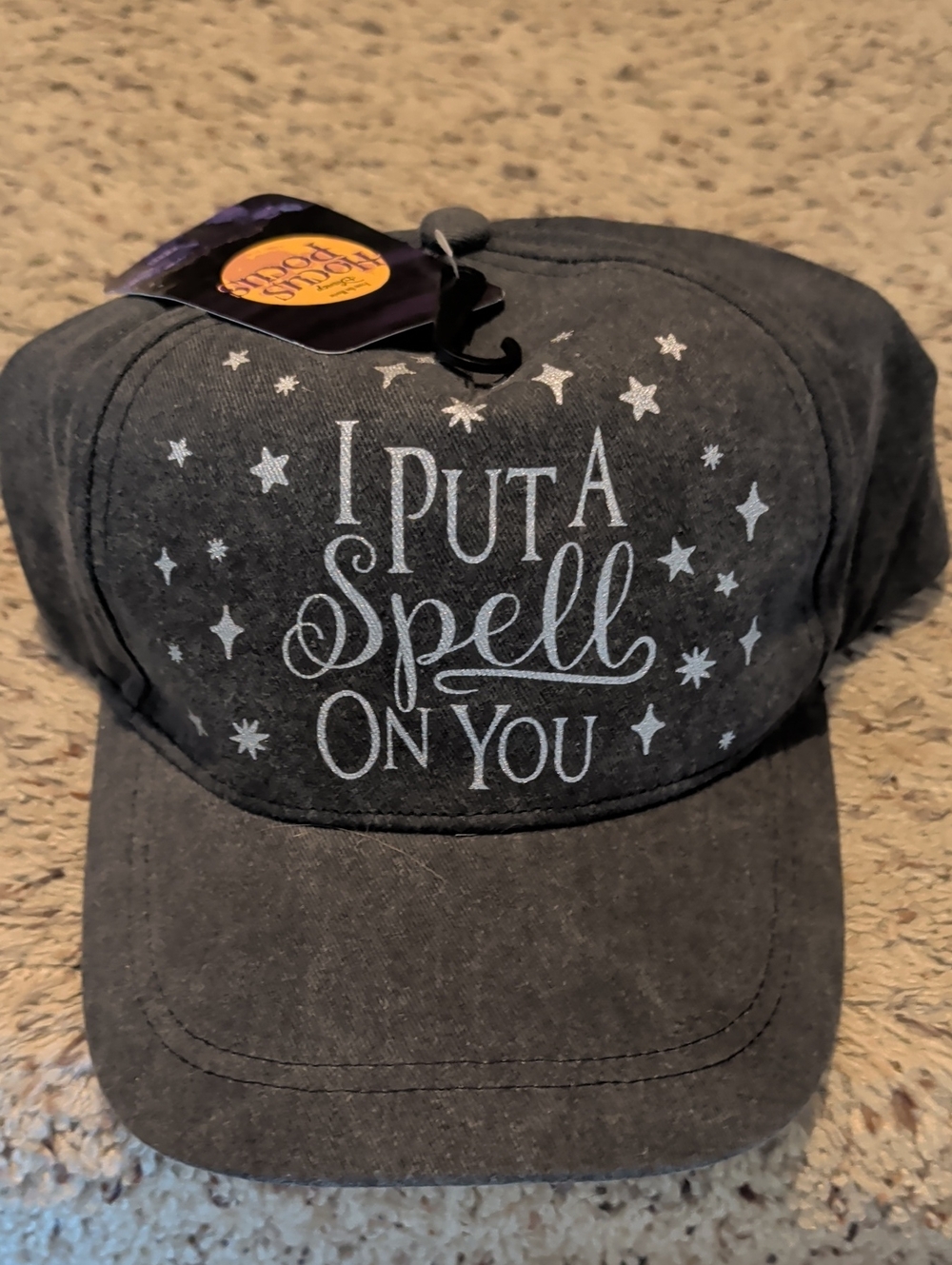 I Put a Spell On You Black Graphic Baseball Cap Disney Hocus Pocus